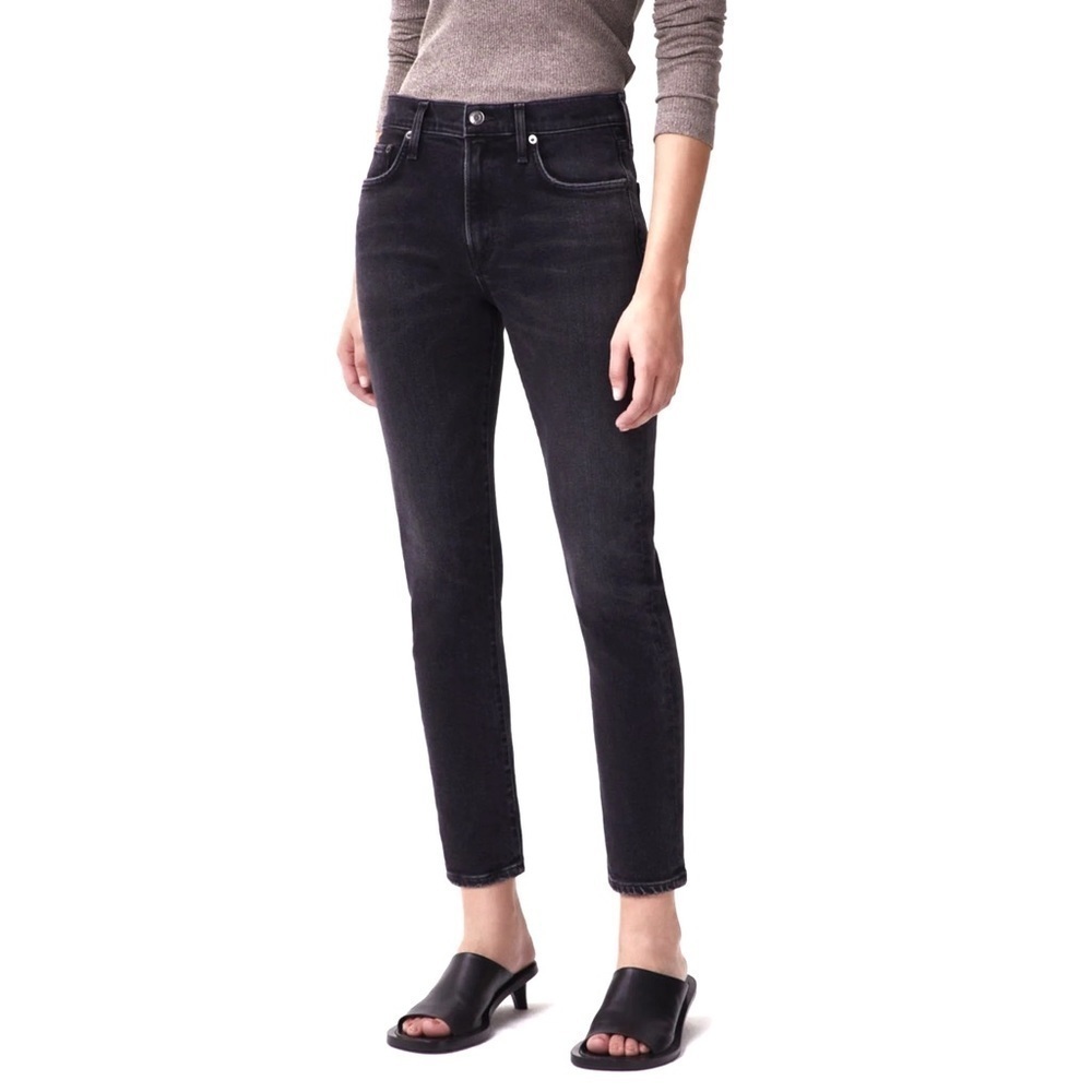 NWT Agolde Toni Mid Rise Straight Jeans Hotline Wash